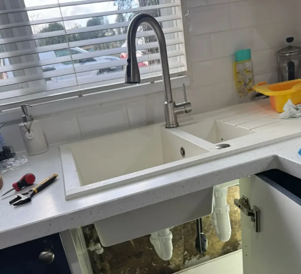 Tap replacement work